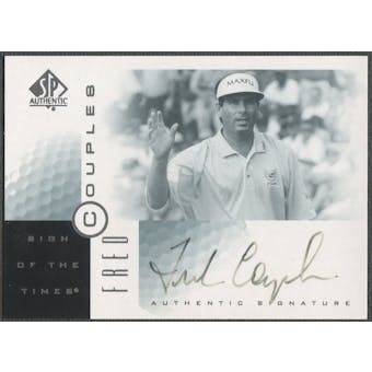2001 SP Authentic #FC Fred Couples Sign of the Times Auto (Faded)