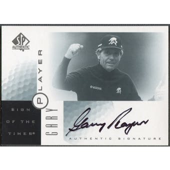 2001 SP Authentic #GP Gary Player Sign of the Times Auto