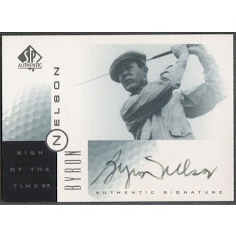 2001 SP Authentic #BN Byron Nelson Sign of the Times Auto (Faded)