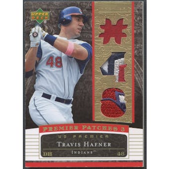 2007 Upper Deck Premier #HA Travis Hafner Triple Gold Patch #17/48