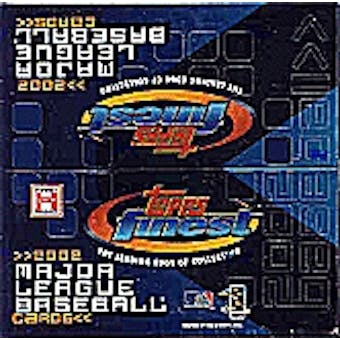 2002 Topps Finest Baseball Hobby Box