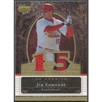 2007 Upper Deck Premier #ED Jim Edmonds Dual Gold Patch #33/42