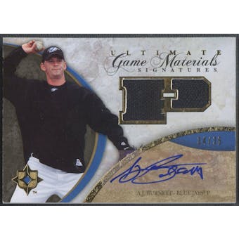 2006 Ultimate Collection #AB A.J. Burnett Game Materials Signatures Jersey Auto #34/35