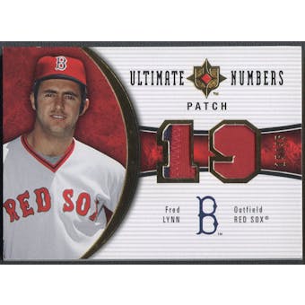2006 Ultimate Collection #LY Fred Lynn Ultimate Numbers Patch #15/35