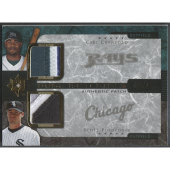2005 Ultimate Collection #CP Carl Crawford & Scott Podsednik Dual Materials Patch #08/10