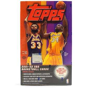 2001/02 Topps Basketball Hobby Box