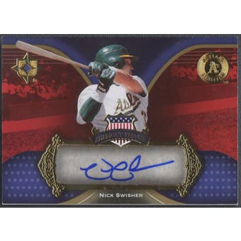 2007 Ultimate Collection #NW Nick Swisher America's Pastime Signatures Auto