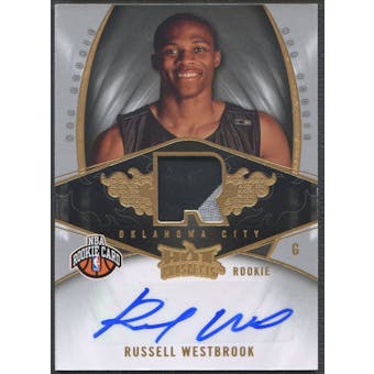 2008/09 Hot Prospects #140 Russell Westbrook Rookie Patch Auto #056/199