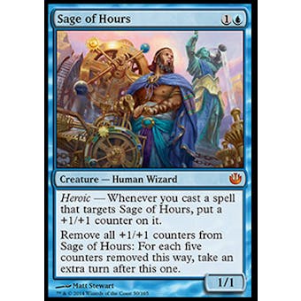 Magic the Gathering Journey into Nyx Single Sage of Hours Foil NEAR MINT (NM)