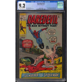Daredevil #77 CGC 9.2 (OW-W) *4097277005*