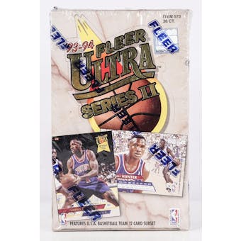 1993/94 Fleer Ultra Series 2 Basketball Hobby Box