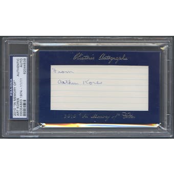 2010 Historic Autograph In Memory Of Art Kores Auto #11/11 PSA DNA