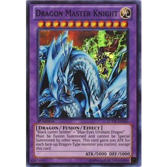 Yu-Gi-Oh Legendary Collection 1st Ed. Single Dragon Master Knight Super Rare - NEAR MINT (NM)