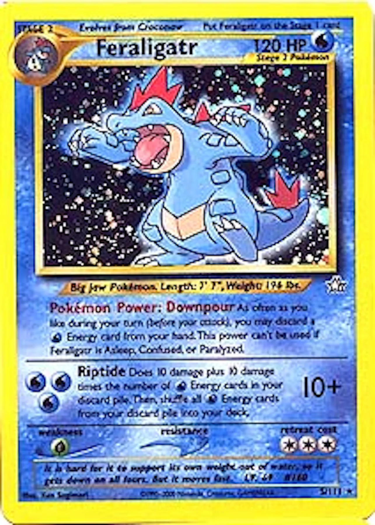 Pokemon Neo Genesis Single Feraligatr 5/111 - SLIGHT PLAY (SP) | DA Card World Pokemon Neo Genesis Single Feraligatr 5/111 - SLIGHT PLAY (SP) | DA Card World