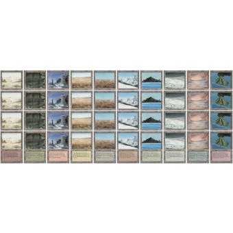 Magic the Gathering 3rd Ed (Revised) Dual Land 10x PLAYSET (40 duals, 4 of each) - NEAR MINT (NM)