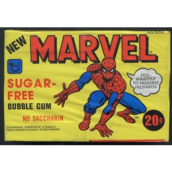 1978 Topps Marvel Bubble Gum Box