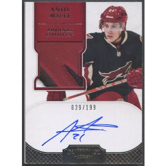 2011/12 Dominion #169 Andy Miele Rookie Patch Auto #029/199