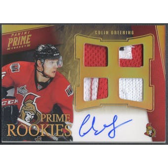 2011/12 Panini Prime #142 Colin Greening Rookie Hologold Patch Auto #16/25
