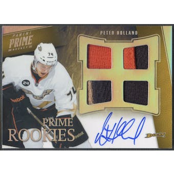 2011/12 Panini Prime #102 Peter Holland Rookie Holosilver Patch Auto #05/50