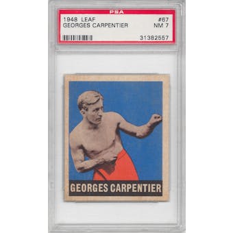 1948 Leaf Boxing #67 Georges Carpentier PSA 7 (NM) *2557