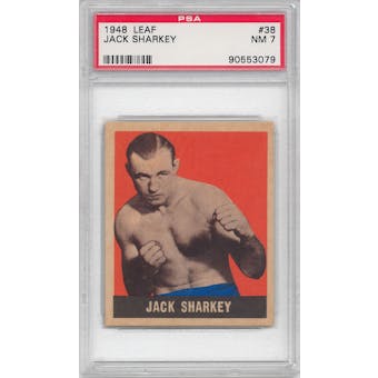 1948 Leaf Boxing #38 Jack Sharkey PSA 7 (NM) *3079