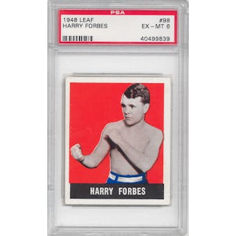 1948 Leaf Boxing #98 Harry Forbes PSA 6 (EX-MT) *9839
