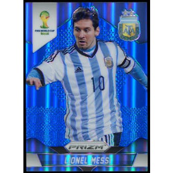 2014 Panini Prizm World Cup Prizms Blue #12 Lionel Messi /199