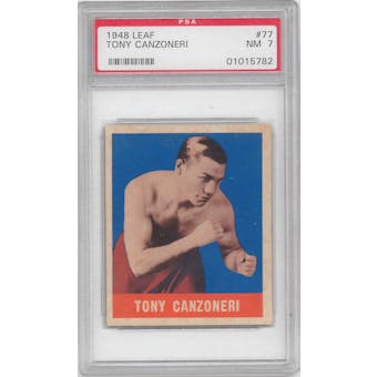 1948 Leaf Boxing #77 Tony Canzoneri PSA 7 (NM) *5782