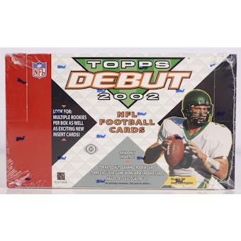2002 Topps Debut Football Hobby Box
