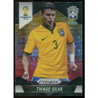 2014 Panini Prizm World Cup Prizms Yellow and Red Pulsar #108 Thiago Silva