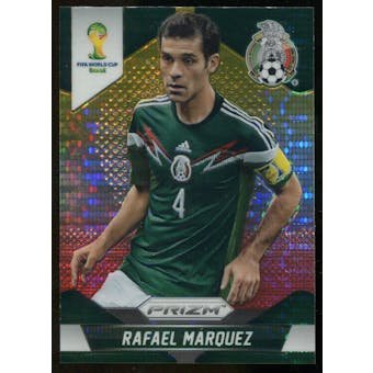 2014 Panini Prizm World Cup Prizms Yellow and Red Pulsar #145 Rafael Marquez