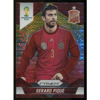 2014 Panini Prizm World Cup Prizms Yellow and Red Pulsar #171 Gerard Pique