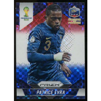 2014 Panini Prizm World Cup Prizms Red White and Blue #77 Patrice Evra