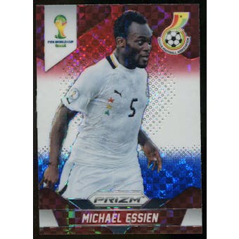 2014 Panini Prizm World Cup Prizms Red White and Blue #95 Michael Essien
