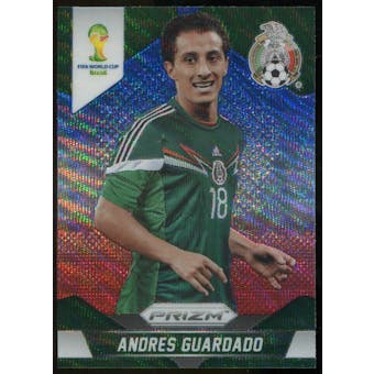 2014 Panini Prizm World Cup Prizms Blue and Red Wave #146 Andres Guardado