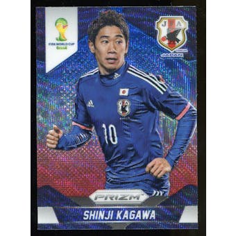 2014 Panini Prizm World Cup Prizms Blue and Red Wave #200 Shinji Kagawa