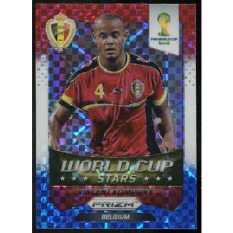 2014 Panini Prizm World Cup World Cup Stars Prizms Red White and Blue #4 Vincent Kompany