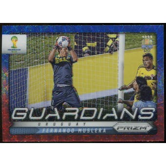 2014 Panini Prizm World Cup Guardians Prizms Blue and Red Wave #23 Fernando Muslera