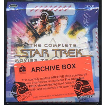 Star Trek The Complete Movies Trading Cards Archive Box (Rittenhouse 2007)
