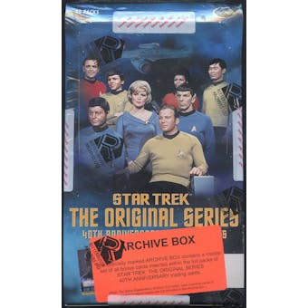 Star Trek The Original Series 40th Anniversary Trading Cards Archive Box (Rittenhouse 2006)
