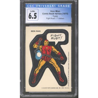 Topps Comic Book Heroes Iron Man - Fight Rust! CGC 6.5 *4119172012*