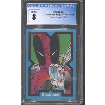 Comic Images X-Force Trading Cards Deadpool #60 CGC 8.0 *4119172127*