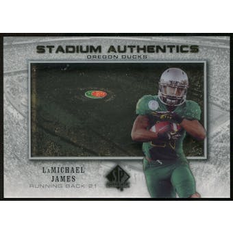 2012 Upper Deck SP Authentic Stadium Authentics Bowl Logo #SABLJ LaMichael James