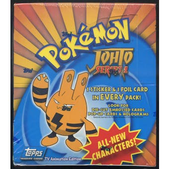 Pokemon TV Animation Edition Johto Series 1 Box (2001 Topps)