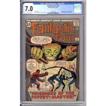 Fantastic Four #8 CGC 7.0 (OW) *4120889004*