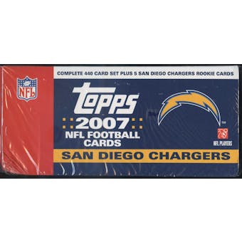 2007 Topps Football Factory Set (Box) (San Diego Chargers)