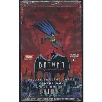 Batman The Animated Series 2 Deluxe Trading Cards Hobby Box (Topps 1993)
