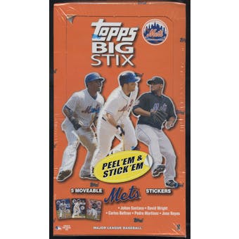 2008 Topps Big Stix Baseball New York Mets Box
