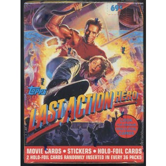 Last Action Hero Hobby Box (1993 Topps)