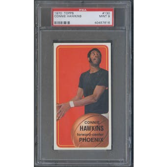 1970/71 Topps Basketball #130 Connie Hawkins PSA 9 (MINT) *7616